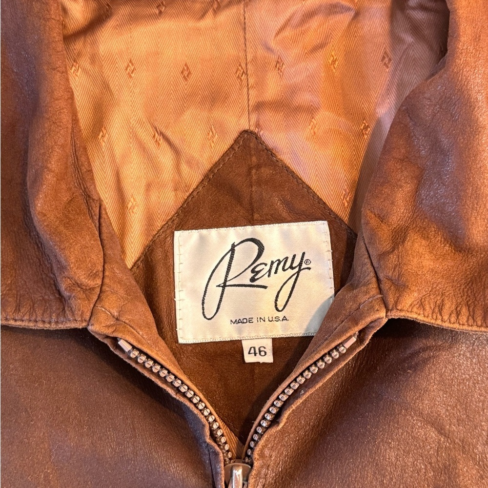 Vintage Remy Leather Suede Jacket - Picture 6 of 7